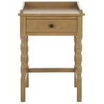 Brown Single Drawer Cottage Lucinda Accent Table