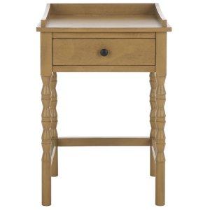 Brown Single Drawer Cottage Lucinda Accent Table