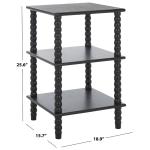Black Wood Minerva Accent Table