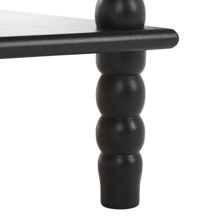 Black Wood Minerva Accent Table
