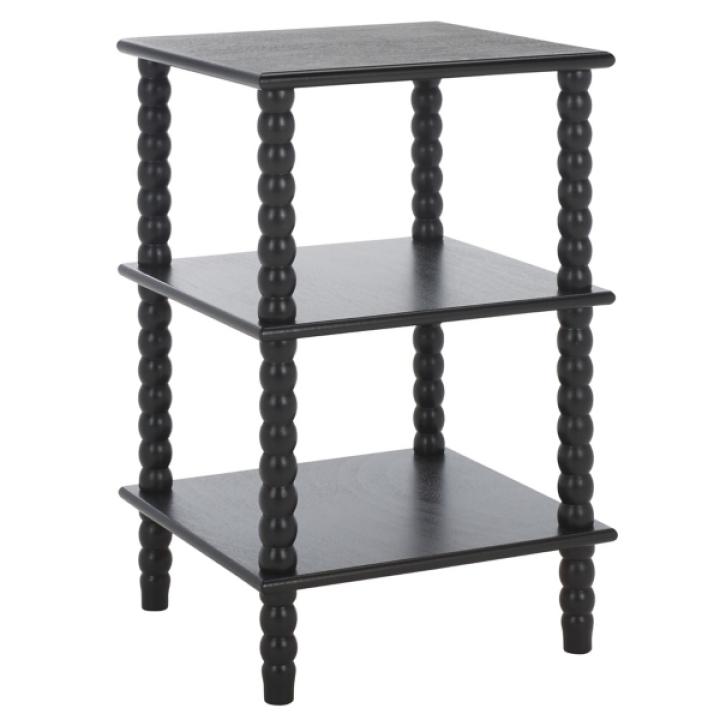 Black Wood Minerva Accent Table
