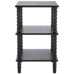 Black Wood Minerva Accent Table