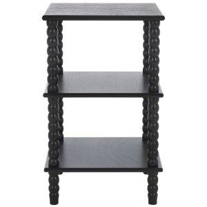 Black Wood Minerva Accent Table