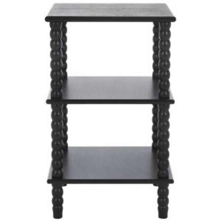 Black Wood Minerva Accent Table