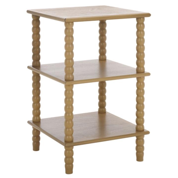 Brown Wood Minerva Accent Table
