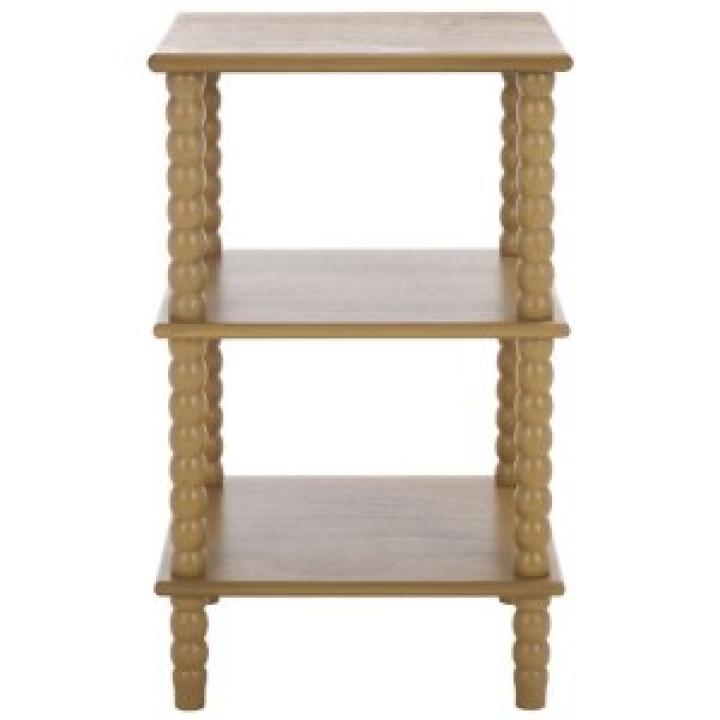 Brown Wood Minerva Accent Table