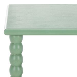 Green Wood Minerva Accent Table