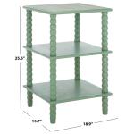 Green Wood Minerva Accent Table