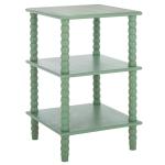 Green Wood Minerva Accent Table