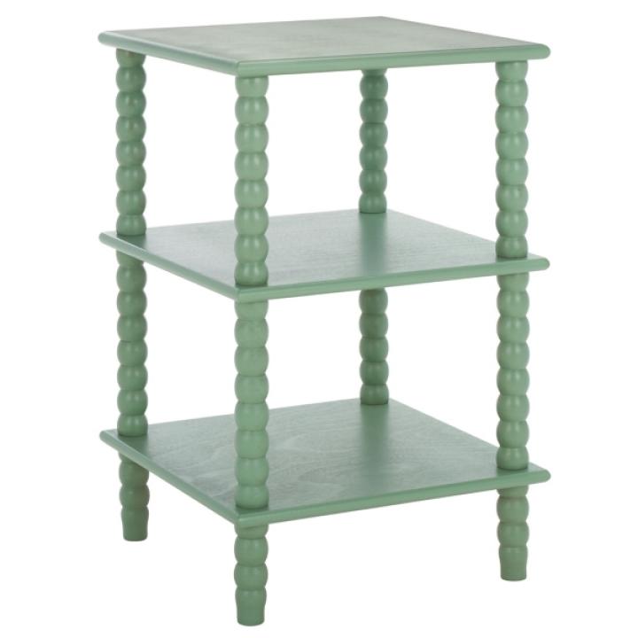 Green Wood Minerva Accent Table