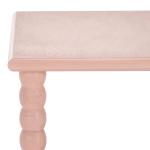 Pink Wood Minerva Accent Table