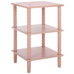 Pink Wood Minerva Accent Table
