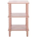 Pink Wood Minerva Accent Table