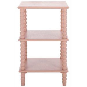 Pink Wood Minerva Accent Table