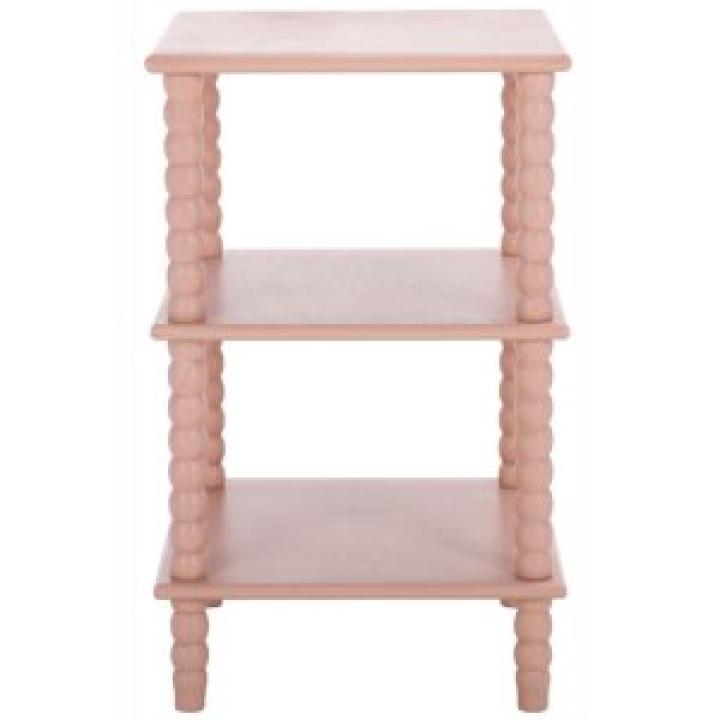 Pink Wood Minerva Accent Table