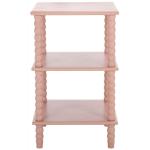 Pink Wood Minerva Accent Table