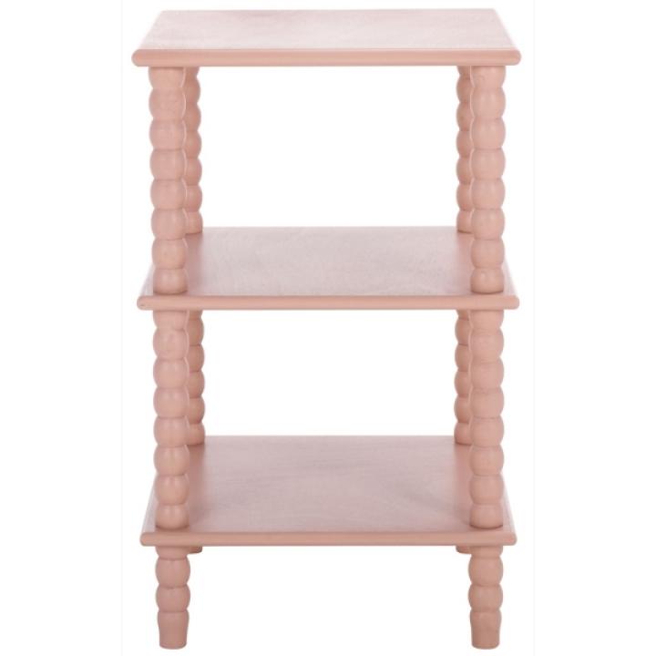 Pink Wood Minerva Accent Table
