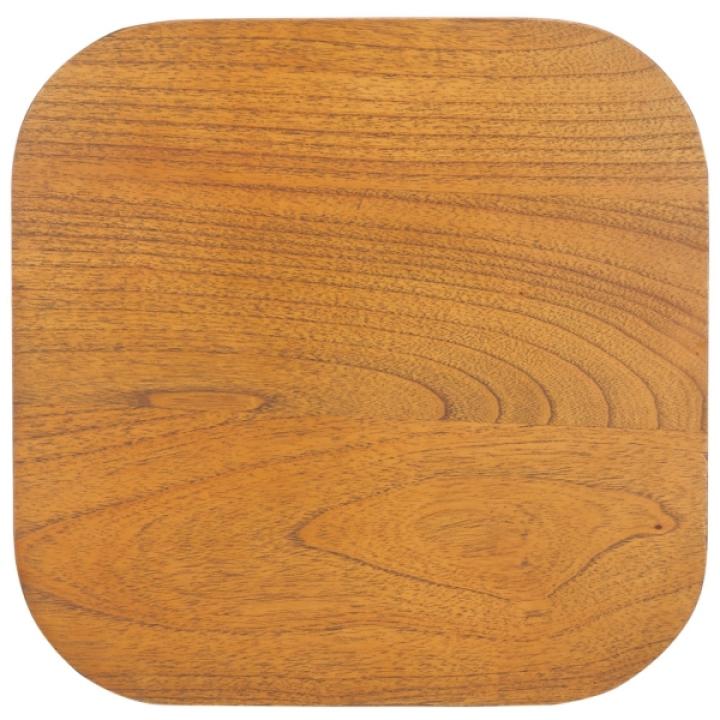 Brown Bayur Wood Jean Accent Table