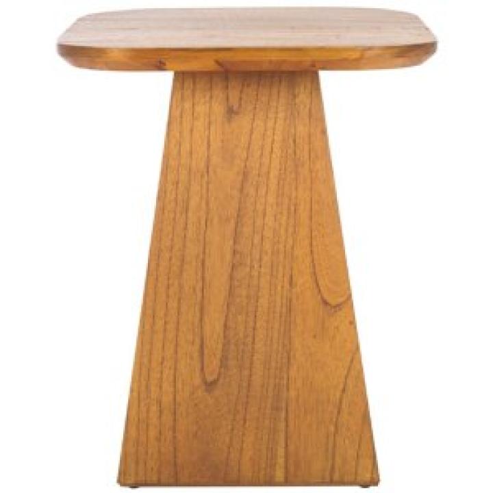 Brown Bayur Wood Jean Accent Table