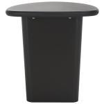 Black Asymmetrical Genevieve Accent Table