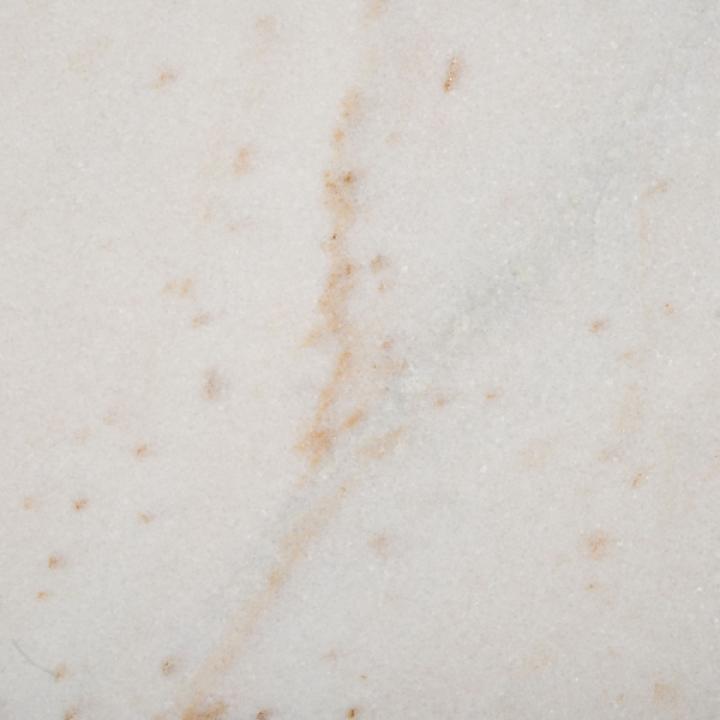 White Marble Star Gold Accent Table