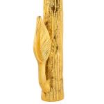 Gold Metal Flower Accent Table