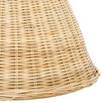 Natural Rattan Woven Coastal Accent Table