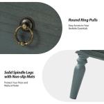 Blue 2-Drawer Augustus Nightstand