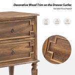 Walnut 2-Drawer Augustus Nightstand
