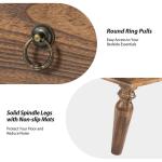 Walnut 2-Drawer Augustus Nightstand