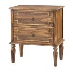 Walnut 2-Drawer Augustus Nightstand