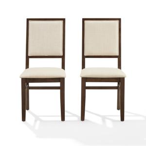 Cream Upholstered Joanna Dining Chairs, Set of 2