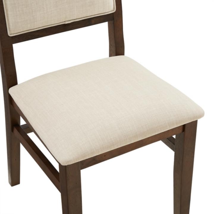 Cream Upholstered Joanna Dining Chairs, Set of 2
