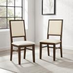 Cream Upholstered Joanna Dining Chairs, Set of 2