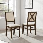 Cream Upholstered Joanna Dining Chairs, Set of 2