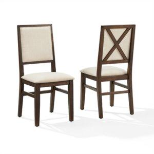 Cream Upholstered Joanna Dining Chairs, Set of 2