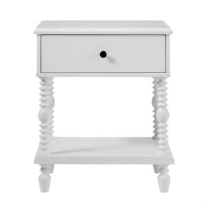 White Spindle Vivienne Nightstand