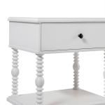 White Spindle Vivienne Nightstand