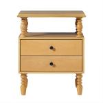Natural 2-Drawer Vivienne Nightstand
