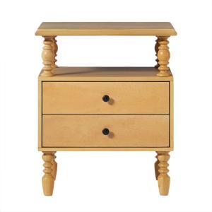 Natural 2-Drawer Vivienne Nightstand