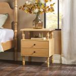 Natural 2-Drawer Vivienne Nightstand