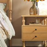 Natural 2-Drawer Vivienne Nightstand