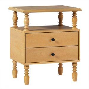 Natural 2-Drawer Vivienne Nightstand