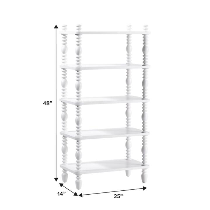 White Vivienne Bookshelf