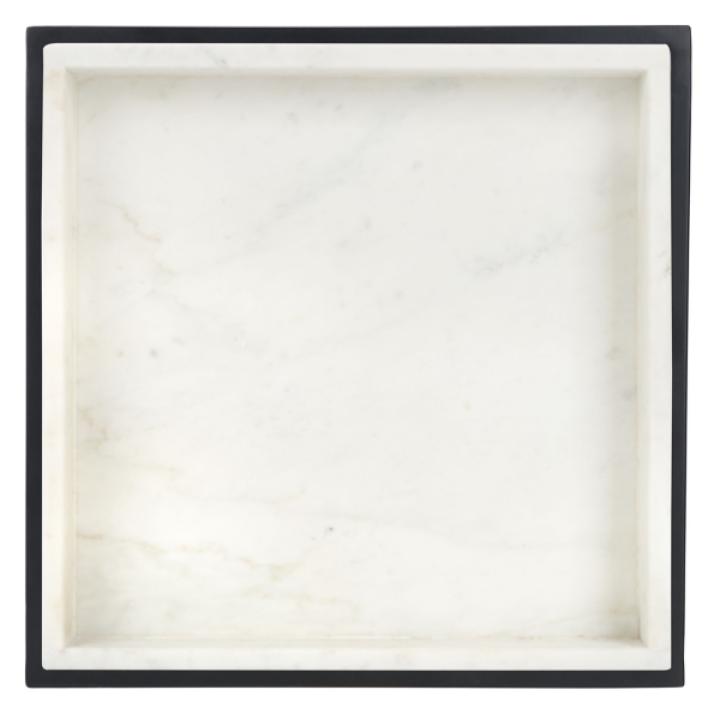 Marble Tray Kyra Square Accent Table
