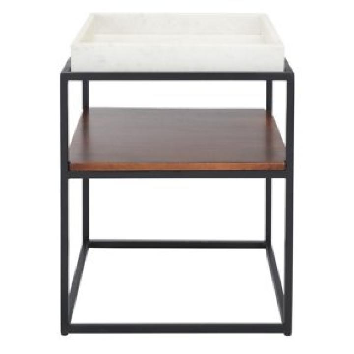Marble Tray Kyra Square Accent Table