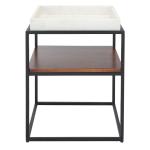 Marble Tray Kyra Square Accent Table