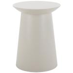 Gray Metal Round Ayden Accent Table