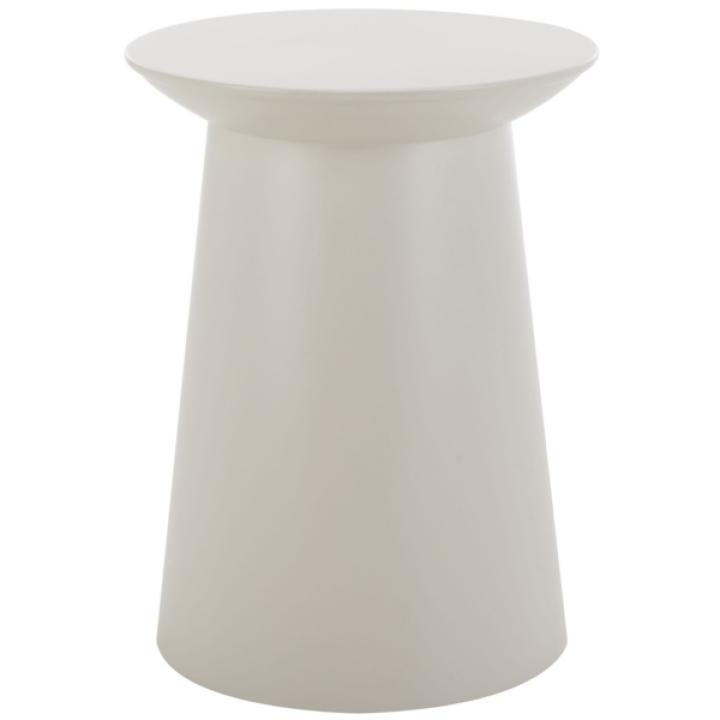 Gray Metal Round Ayden Accent Table