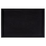 Black Wood Mina Tray End Table